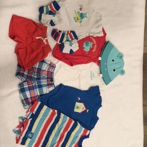 COPY - Gymboree 3-6m hippo set